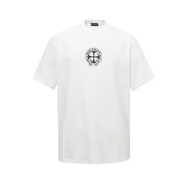 크롬하츠 남성 라운드 반팔티 - Chrom Hearts Mens Round Tshirt -… - 1
