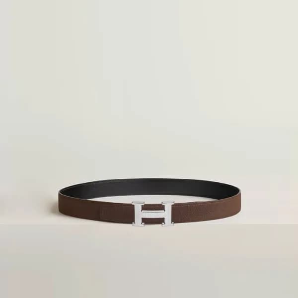 에르메스 남성 H Striee 버클 리버서블 벨트 - Hermes Mens H Striee… - 1