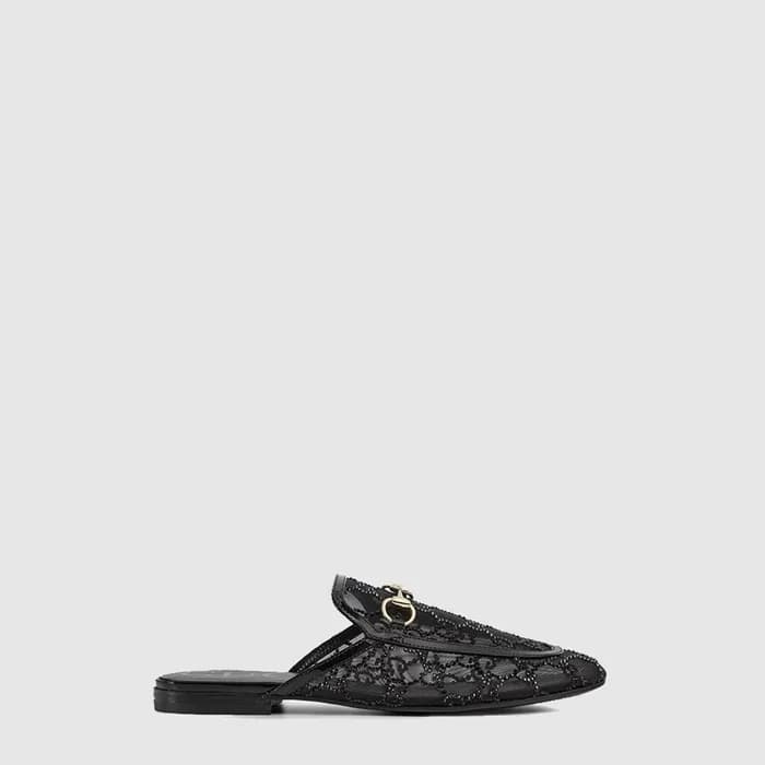 구찌 여성 GG 크리스털 프린스타운 슬리퍼 - Gucci Womens GG Crystal … - 1