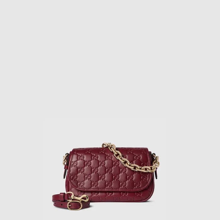 구찌 여성 GG 엠블럼 스몰 숄더백 - Gucci Womens GG Emblem Small… - 1