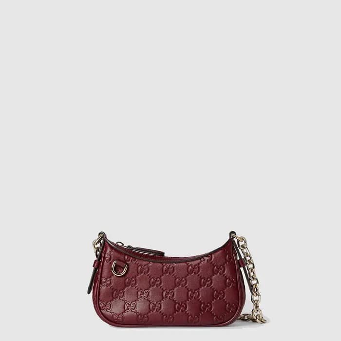 구찌 여성 GG 엠블럼 미니 숄더백 - Gucci Womens GG Emblem Mini … - 1