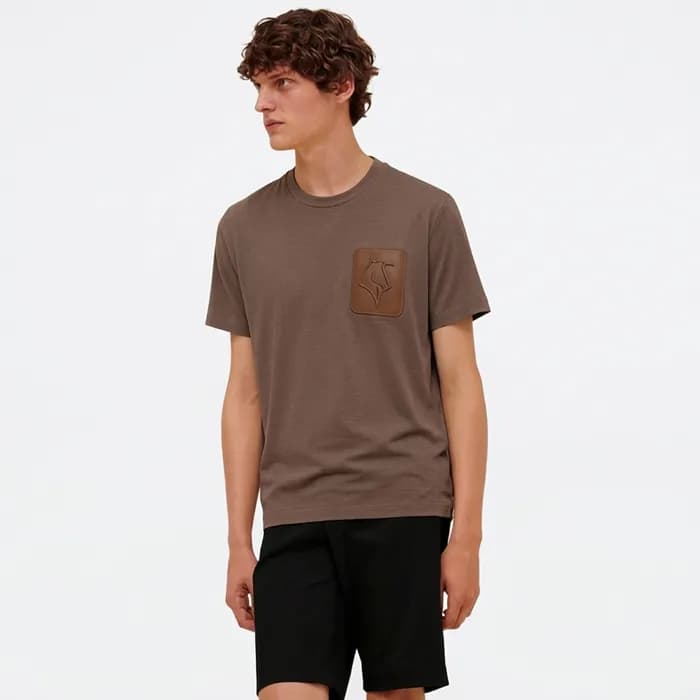 에르메스 남성 라운드 반팔티 - Hermes Mens Round Tshirt - hec13… - 1