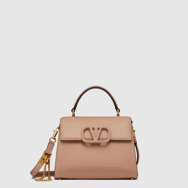 발렌티노 여성 스몰 브이슬링 탑 핸들 백 - Valentino Womens Small V-… - 1