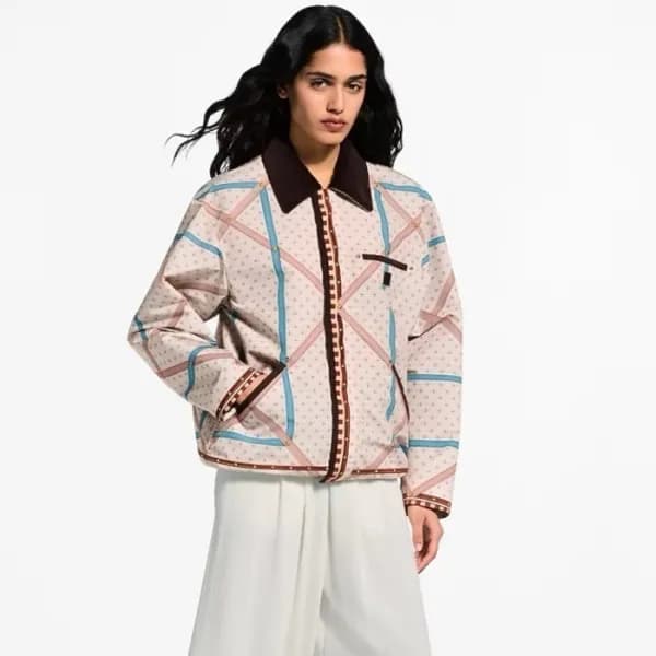 루이비통 여성 트렁크 프린트 재킷 - Louis vuitton Womens Trunk Pr… - 1