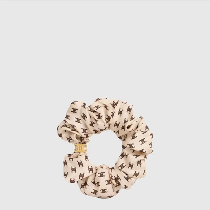 셀린느 여성 미니 트리옹프 스크런치 - Celine Womens Mini Triomphe Scrunchie - acc10461x - 1