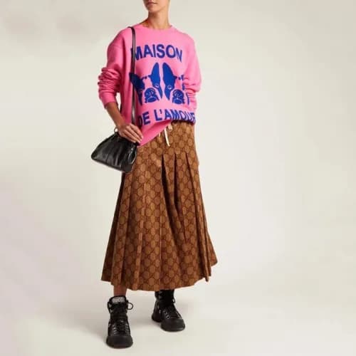 GUCCI 2018 LADIES ROUND COTTON HOOD TEE - 구찌 여성 라운… - 1
