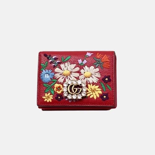 Gucci 2018 GG Flower Wallet 499311 - 구찌 18S GG 플라워… - 1