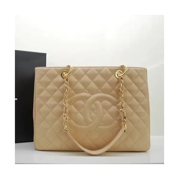 Chanel Chain Tote Shoulder Bag,34CM - 샤넬 체인 토트 숄더… - 1