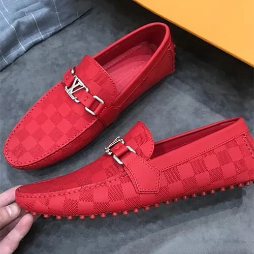 LOUIS VUITTON 2018 MENS STRAP LEATHER LOAFER - 루이… - 1