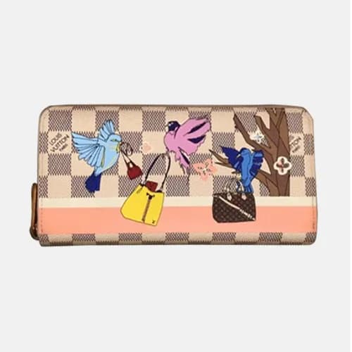 Louis Vuitton 2018 Zippy Wallet Damier Azur N60139… - 1