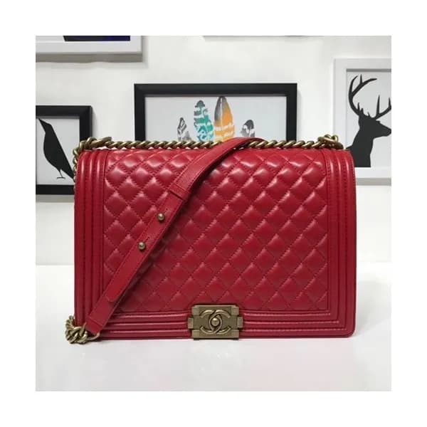 Chanel Leboy Leather Chain Shoulder Bag ,30CM - 샤… - 1