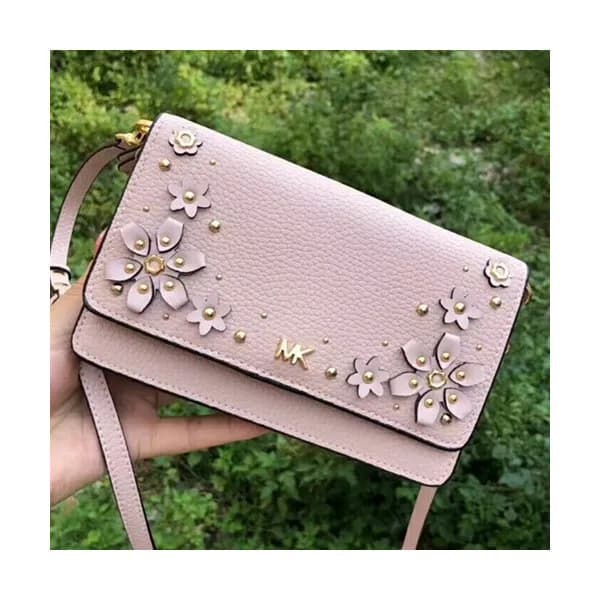 Michael Kors Leather Shoulder Cross Bag, 18CM - 마이… - 1