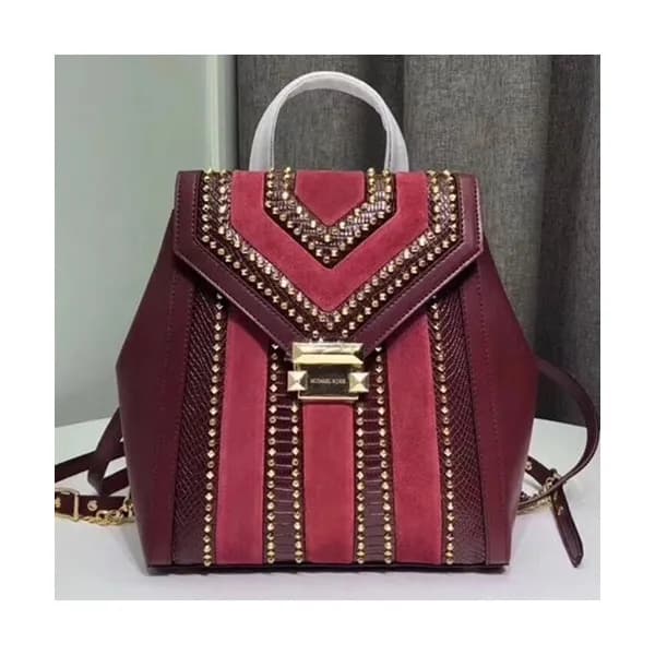 Michael Kors Leather Whitney Back Pack, 24CM - 마이클… - 1