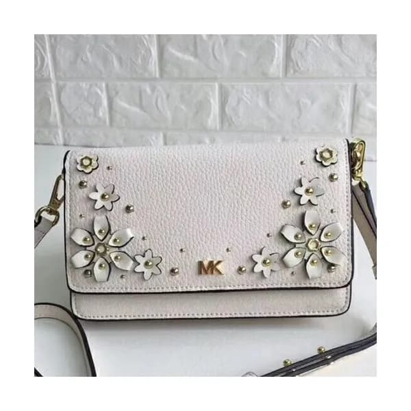 Michael Kors Leather Shoulder Cross Bag, 18CM - 마이… - 1