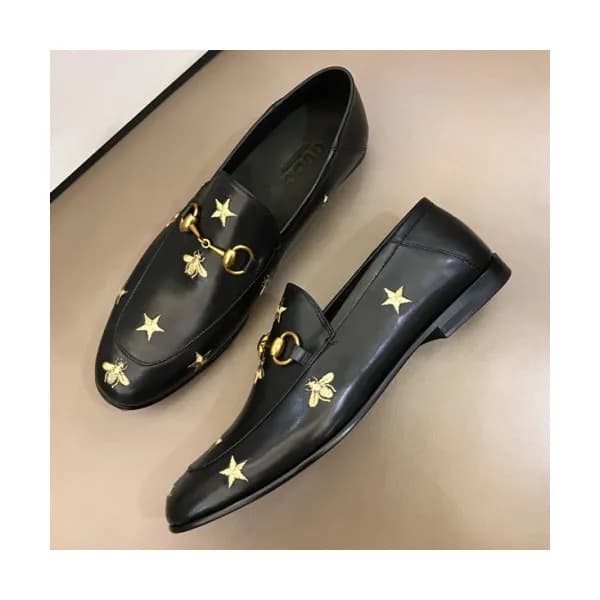 Gucci 2018 Patch Embroidery Leather Loafer - 구찌 패… - 1