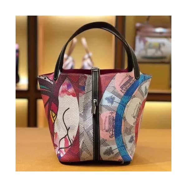 Hermes Picotin Lock Togo Leather Tote Bag,22cm - … - 1