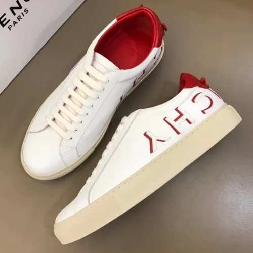[매장판] Givenchy 2018 Mens Leather Sneakers Red Tab … - 1