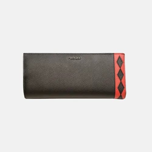 Prada 2018 Mens Saffiano Steel Logo Long Wallet 2M… - 1