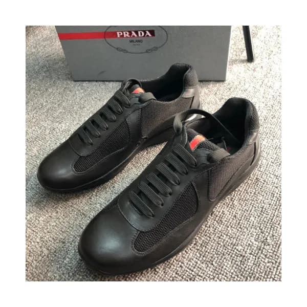 Prada 2018 Mens Leather Sneakers - 프라다 남성 레더 스니커즈 … - 1