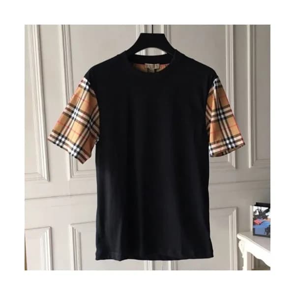 Burberry 2019 Mens Crew -neck Cotton Short Sleeved… - 1