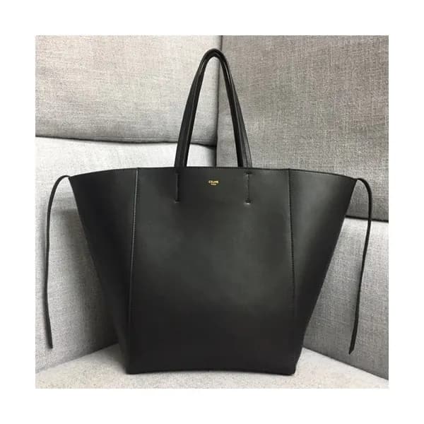 Celine Leather Tote Shoulder Shopper Bag,32CM - 셀린… - 1