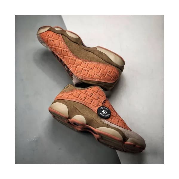 [커스텀급]Air Jordan 13 x Clot Suede Metal Logo Bordea… - 1