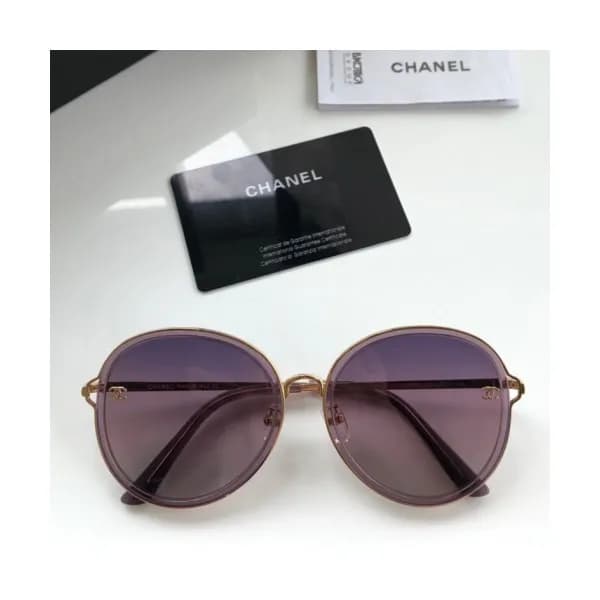 Chanel 2019 Womens Retro CC Logo Metal Frame Sungl… - 1