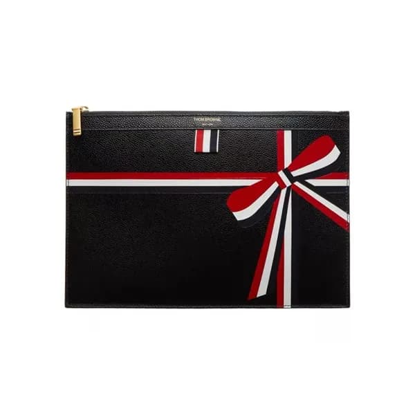 Thom Browne 2019 Leather Clutch Bag ,30/33cm - 톰브라… - 1
