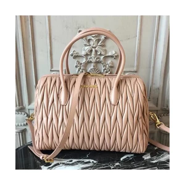 MiuMiu 2019 Matelasse Top Handle Tote Shoulder Bag… - 1