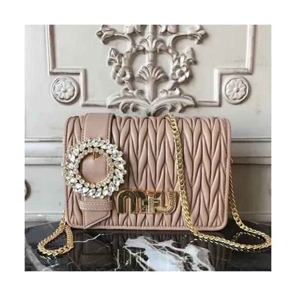 MiuMiu 2019 Matelasse Shoulder Cross Bag,20cm - 미… - 1