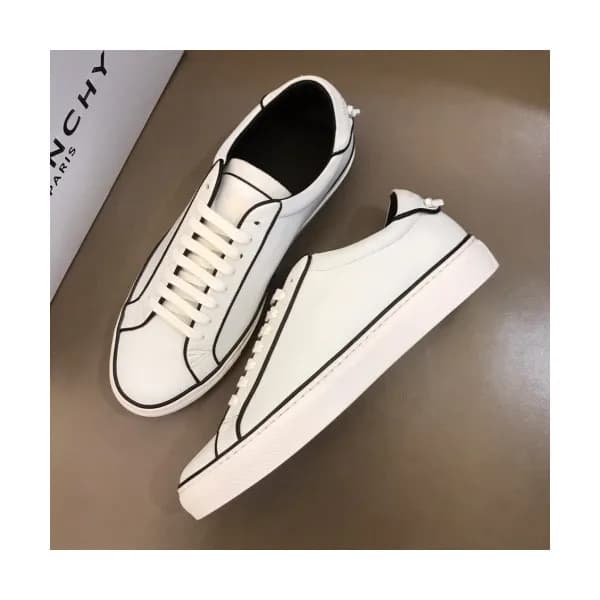 Givenchy 2019 Mens Logo Leather Sneakers - 지방시 남성 … - 1