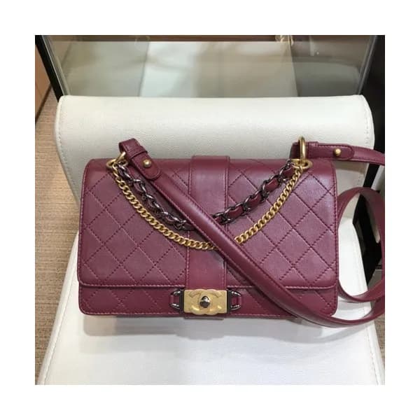 Chanel 2019 Leather Large Shoulder Bag ,25CM - 샤넬 … - 1