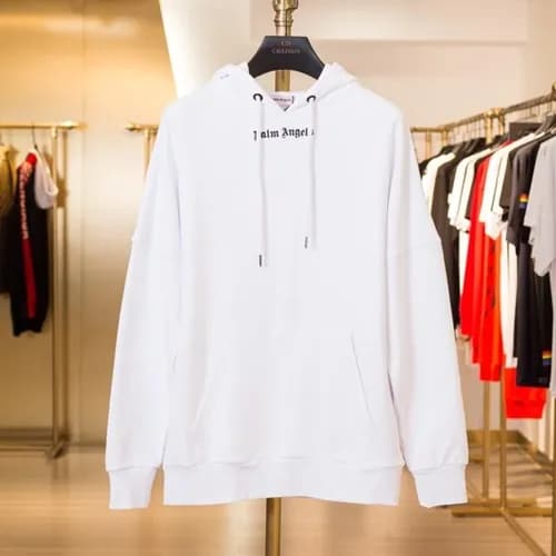 Palm Angels 2019 Mens Logo Cotton Hood Tee - 팜 엔… - 1