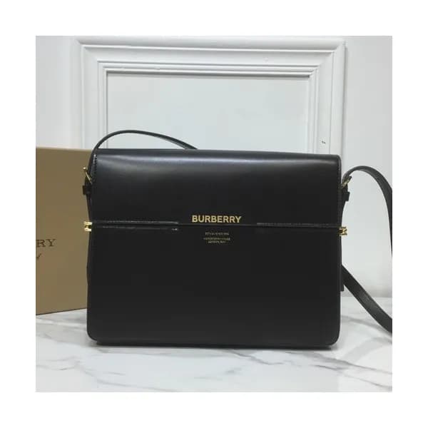 Burberry 2019 Grace Leather Large Shoulder Bag, 26… - 1