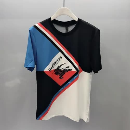Burberry 2019 Mens Logo Cotton Short Sleeved Tshir… - 1