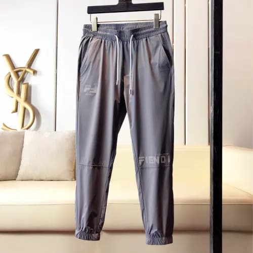 Fendi 2019 Mens Casual Logo Training Pants - 펜디 남… - 1