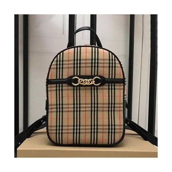 Burberry 2019 Canvas Back Pack- 버버리 2019 캔버스 여성용 백… - 1