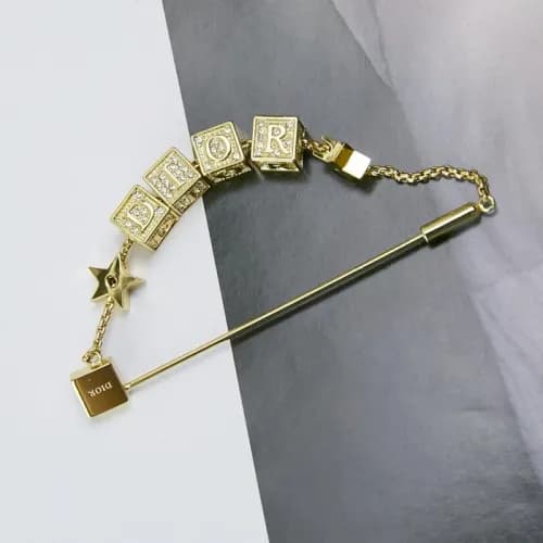 Dior Brooch -디올 브로치Dio0036.컬러(옐로우 골드) - 1