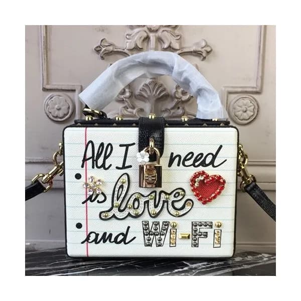 Dolce&Gabbana 2019 Leather Tote Shoulder Bag ,19.5… - 1