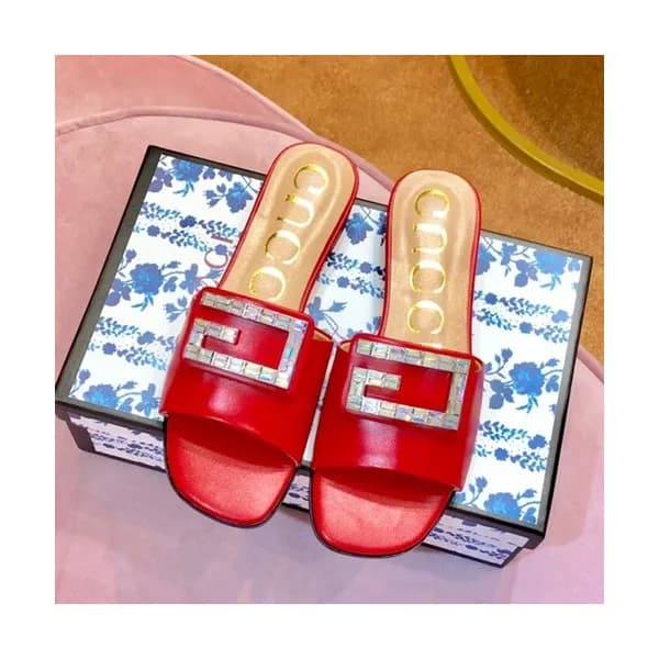 Gucci 2019 Ladies Leather Slipper - 구찌 2019 여성 레더 … - 1