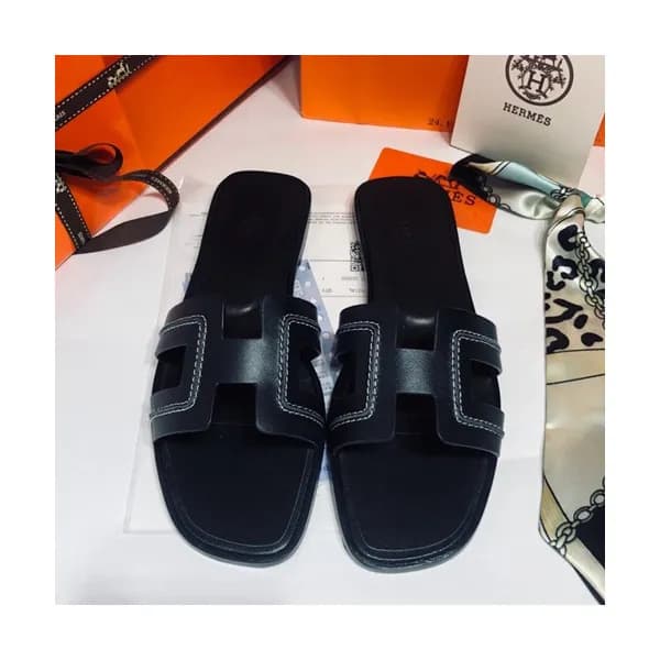 Hermes 2019 Ladies Oasis Leather Slipper - 에르메스 20… - 1