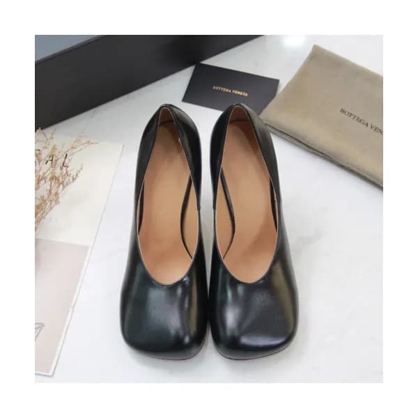 Bottega Veneta 2019 Ladies Leather Pumps High Heel… - 1