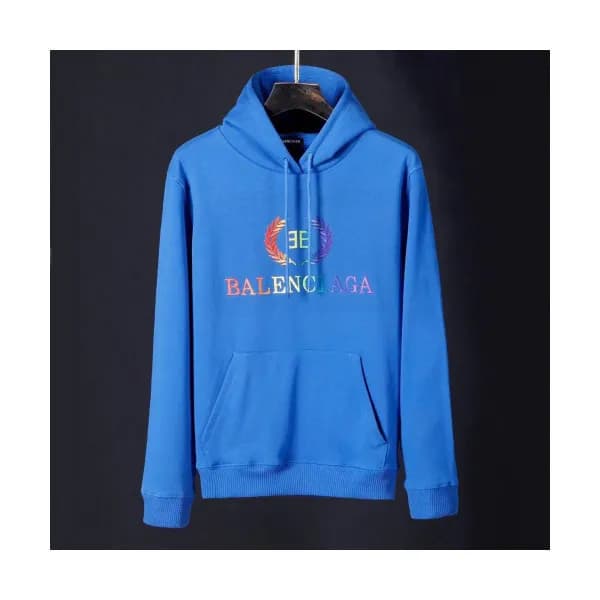Balenciaga 2019 Mm/Wm Logo Oversize Cotton Hood Te… - 1
