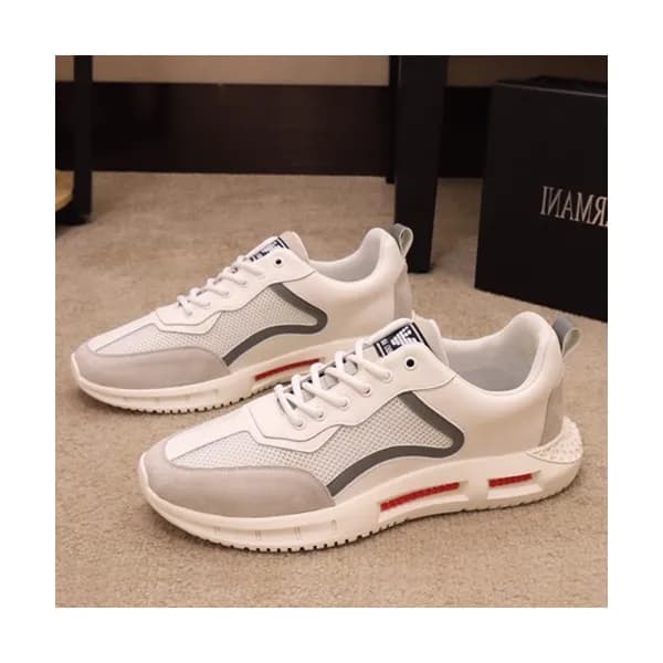 Armani 2019 Mens Leather Sneakers - 알마니 2019 남성용 … - 1