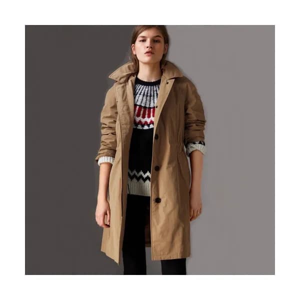 Burberry 2019 Womens Vintage Cotton Trench Coat - … - 1