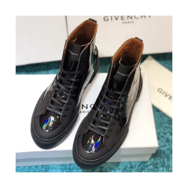 Givenchy 2019 Mens Leather Sneakers - 지방시 2019 남성용… - 1