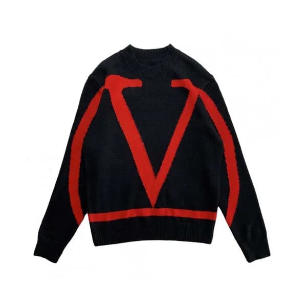 Valentino 2019 Mens Big Logo Wool sweater - 발렌티노 2… - 1