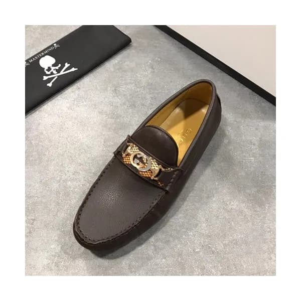 Gucci 2019 Mens Leather Loafer - 구찌 2019 남성용 레더 로퍼… - 1