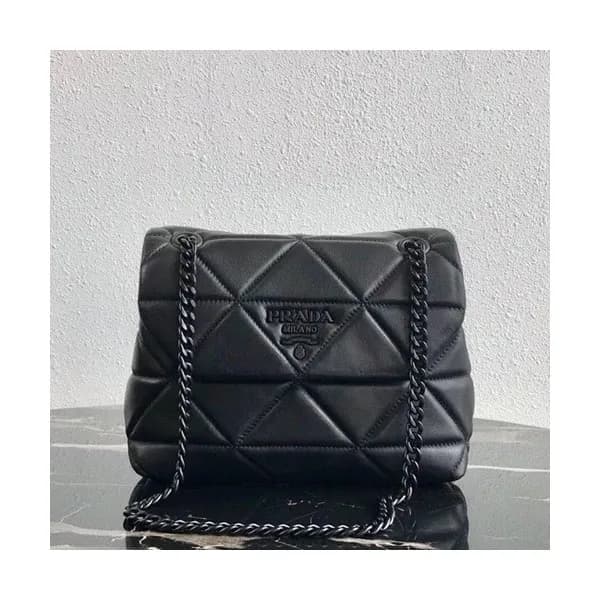 Prada 2019 Leather Shoulder Bag,24cm - 프라다 2019 여… - 1