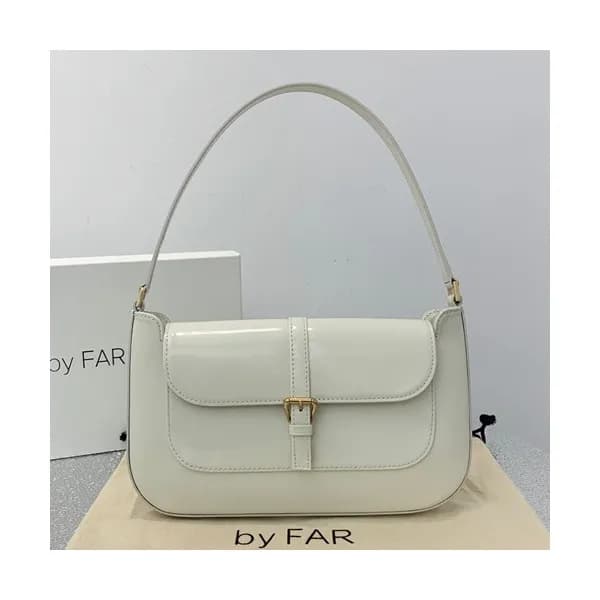 By Far 2019 Leather Tote Shoulder Bag,26cm - 바이 파 … - 1